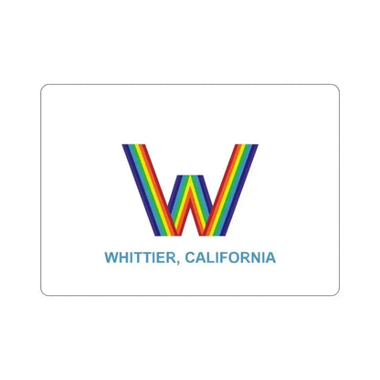 Flag of Whittier California USA STICKER Vinyl Die-Cut Decal 5 Inch - The Sticker Space