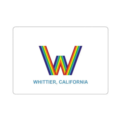 Flag of Whittier California USA STICKER Vinyl Die-Cut Decal - The Sticker Space