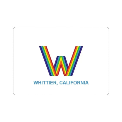 Flag of Whittier California USA STICKER Vinyl Die-Cut Decal - The Sticker Space