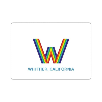 Flag of Whittier California USA STICKER Vinyl Die-Cut Decal - The Sticker Space