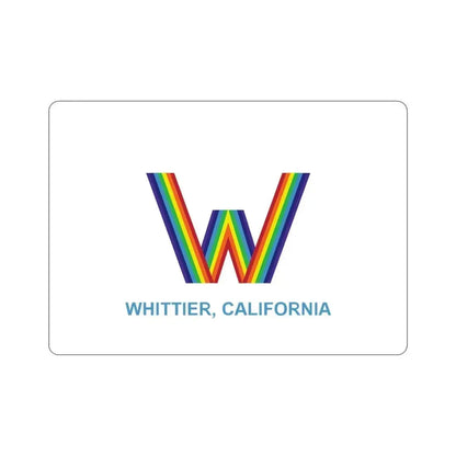 Flag of Whittier California USA STICKER Vinyl Die-Cut Decal - The Sticker Space