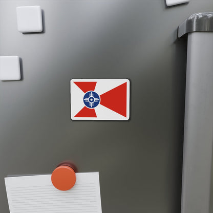 Flag of Wichita Kansas - Die-Cut Magnet-The Sticker Space