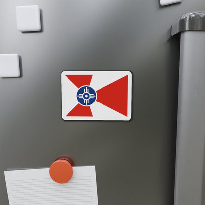 Flag of Wichita Kansas - Die-Cut Magnet-The Sticker Space