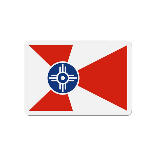 Flag of Wichita Kansas - Die-Cut Magnet-6 × 6"-The Sticker Space