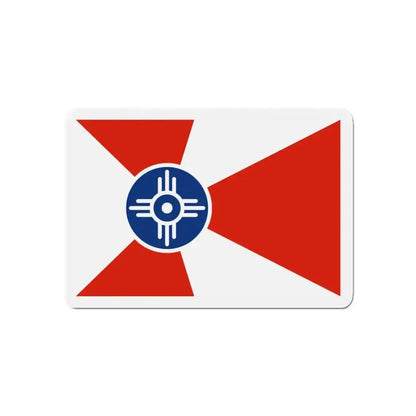 Flag of Wichita Kansas - Refrigerator Magnet - The Sticker Space