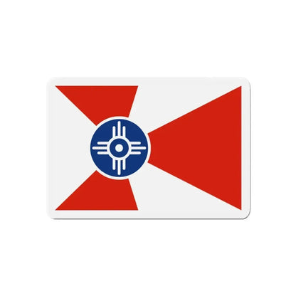 Flag of Wichita Kansas - Refrigerator Magnet - The Sticker Space