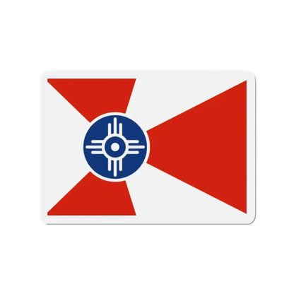 Flag of Wichita Kansas - Refrigerator Magnet - The Sticker Space