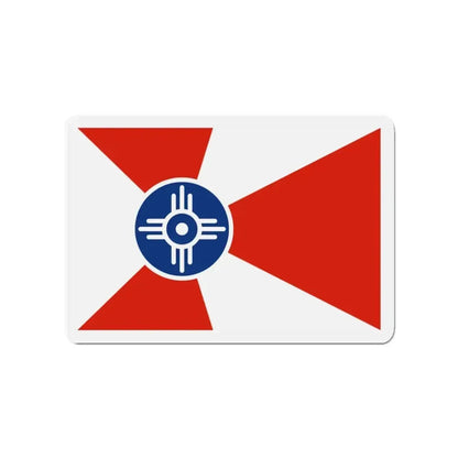 Flag of Wichita Kansas - Refrigerator Magnet - The Sticker Space