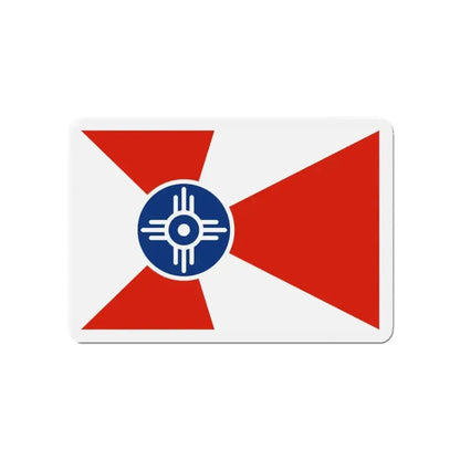 Flag of Wichita Kansas - Refrigerator Magnet - The Sticker Space