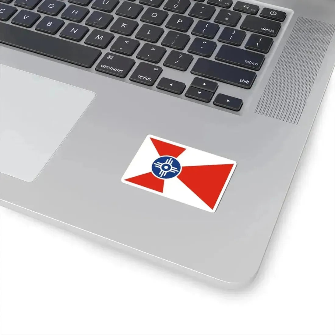 Flag of Wichita Kansas (United States) STICKER Vinyl Kiss-Cut Decal - The Sticker Space