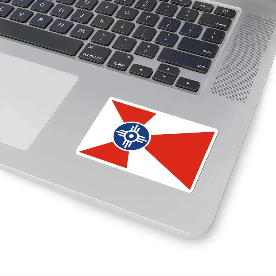 Flag of Wichita Kansas (United States) STICKER Vinyl Kiss-Cut Decal - The Sticker Space