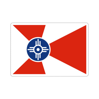Flag of Wichita Kansas USA STICKER Vinyl Die-Cut Decal-2 Inch-The Sticker Space