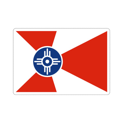 Flag of Wichita Kansas USA STICKER Vinyl Die-Cut Decal-3 Inch-The Sticker Space