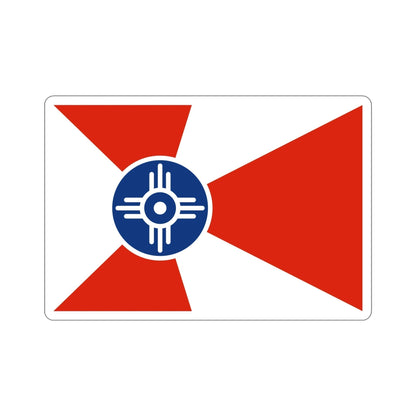 Flag of Wichita Kansas USA STICKER Vinyl Die-Cut Decal-6 Inch-The Sticker Space