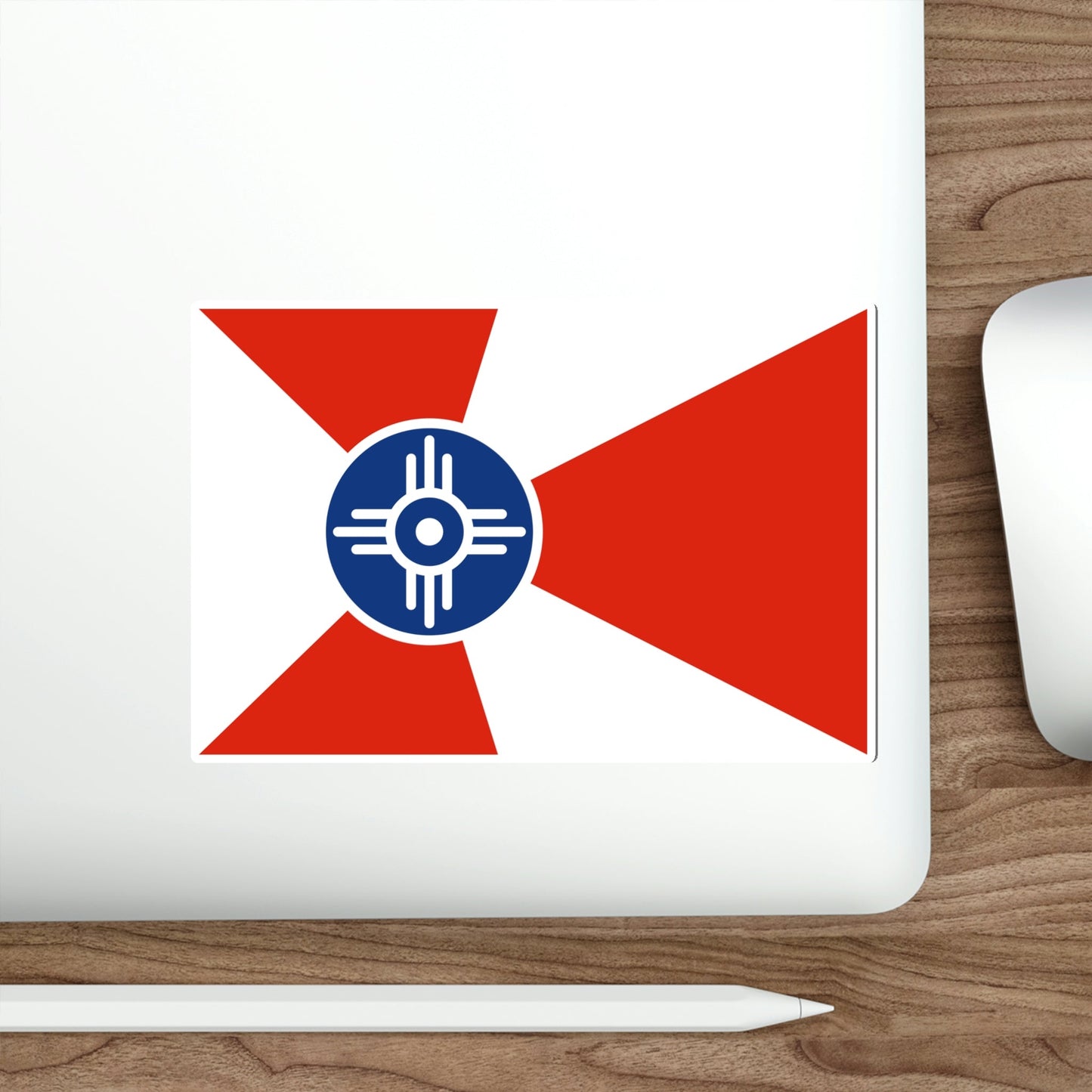 Flag of Wichita Kansas USA STICKER Vinyl Die-Cut Decal-The Sticker Space