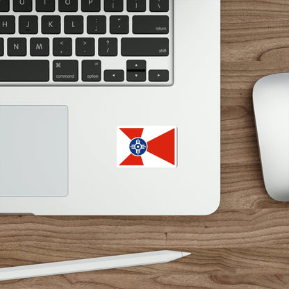 Flag of Wichita Kansas USA STICKER Vinyl Die-Cut Decal-The Sticker Space