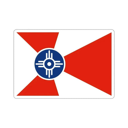 Flag of Wichita Kansas USA STICKER Vinyl Die-Cut Decal - The Sticker Space