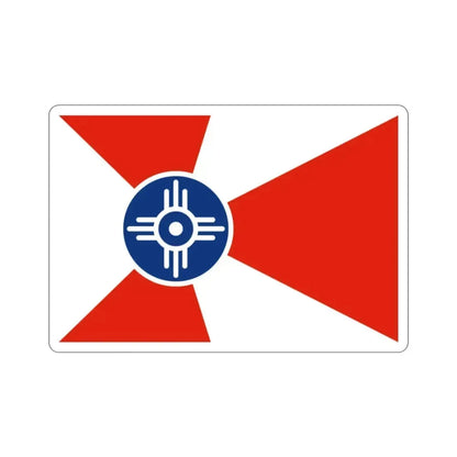 Flag of Wichita Kansas USA STICKER Vinyl Die-Cut Decal - The Sticker Space