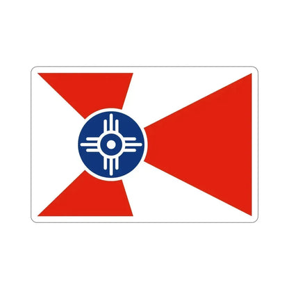 Flag of Wichita Kansas USA STICKER Vinyl Die-Cut Decal - The Sticker Space