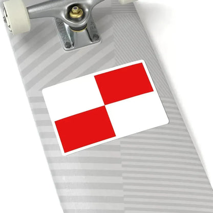 Flag of Wielsbeke (Belgium) STICKER Vinyl Kiss-Cut Decal - The Sticker Space