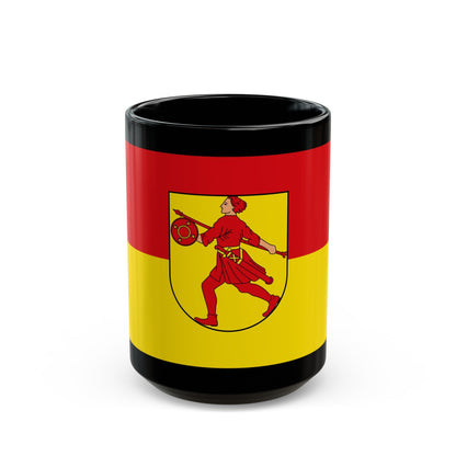 Flag of Wilhelmshaven Germany - Black Coffee Mug-15oz-The Sticker Space