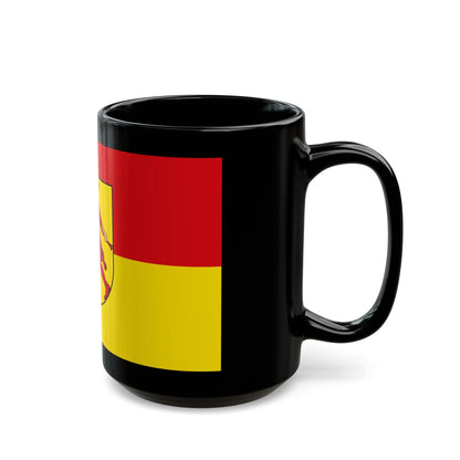 Flag of Wilhelmshaven Germany - Black Coffee Mug-The Sticker Space