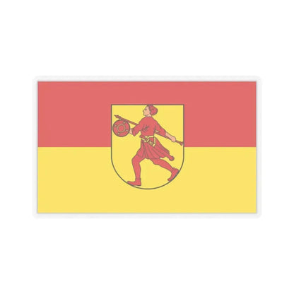 Flag of Wilhelmshaven Germany - STICKER Vinyl Kiss-Cut Decal 2 Inch Transparent - The Sticker Space
