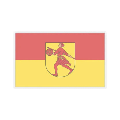 Flag of Wilhelmshaven Germany - STICKER Vinyl Kiss-Cut Decal 3 Inch Transparent - The Sticker Space