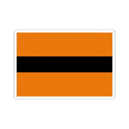 Flag of Willebroek (Belgium) STICKER Vinyl Kiss-Cut Decal 2 Inch White - The Sticker Space