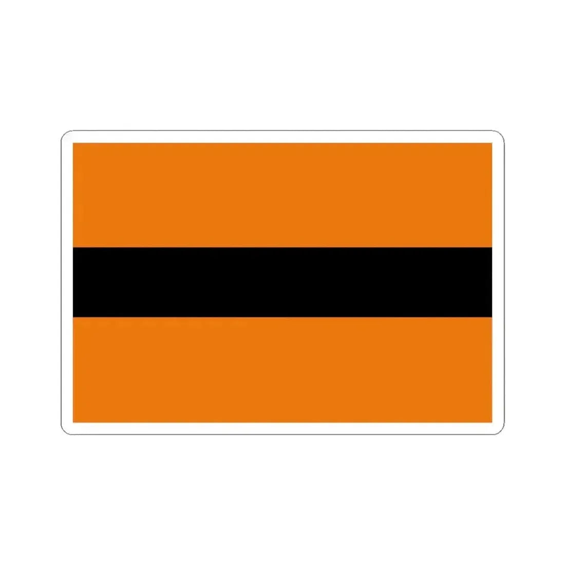 Flag of Willebroek (Belgium) STICKER Vinyl Kiss-Cut Decal 3 Inch White - The Sticker Space