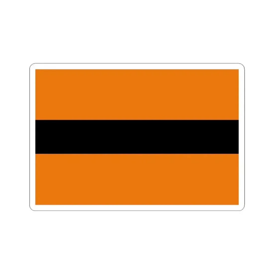 Flag of Willebroek (Belgium) STICKER Vinyl Kiss-Cut Decal 4 Inch White - The Sticker Space