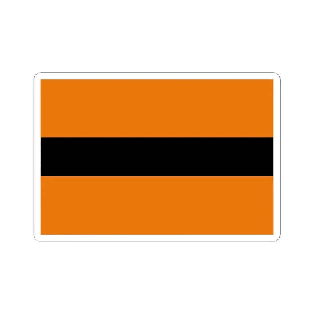 Flag of Willebroek (Belgium) STICKER Vinyl Kiss-Cut Decal 6 Inch White - The Sticker Space