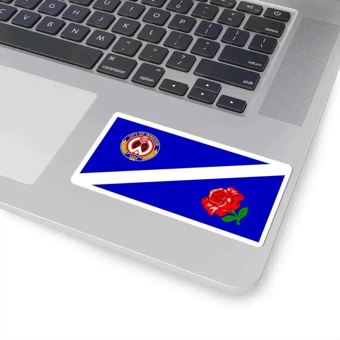 Flag of Windsor (Canada) STICKER Vinyl Kiss-Cut Decal - The Sticker Space