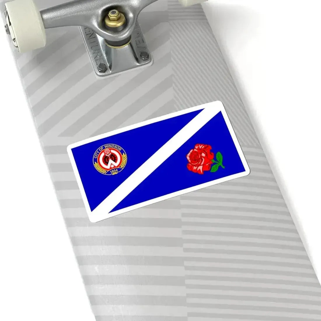 Flag of Windsor (Canada) STICKER Vinyl Kiss-Cut Decal - The Sticker Space