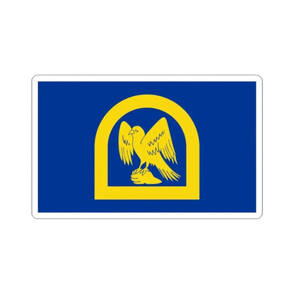 Flag of Wing UK - STICKER Vinyl Kiss-Cut Decal 3 Inch White - The Sticker Space