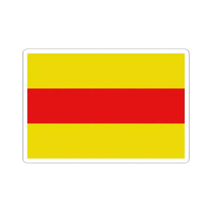 Flag of Wingene (Belgium) STICKER Vinyl Kiss-Cut Decal 2 Inch White - The Sticker Space