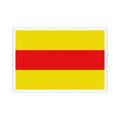 Flag of Wingene (Belgium) STICKER Vinyl Kiss-Cut Decal 6 Inch White - The Sticker Space