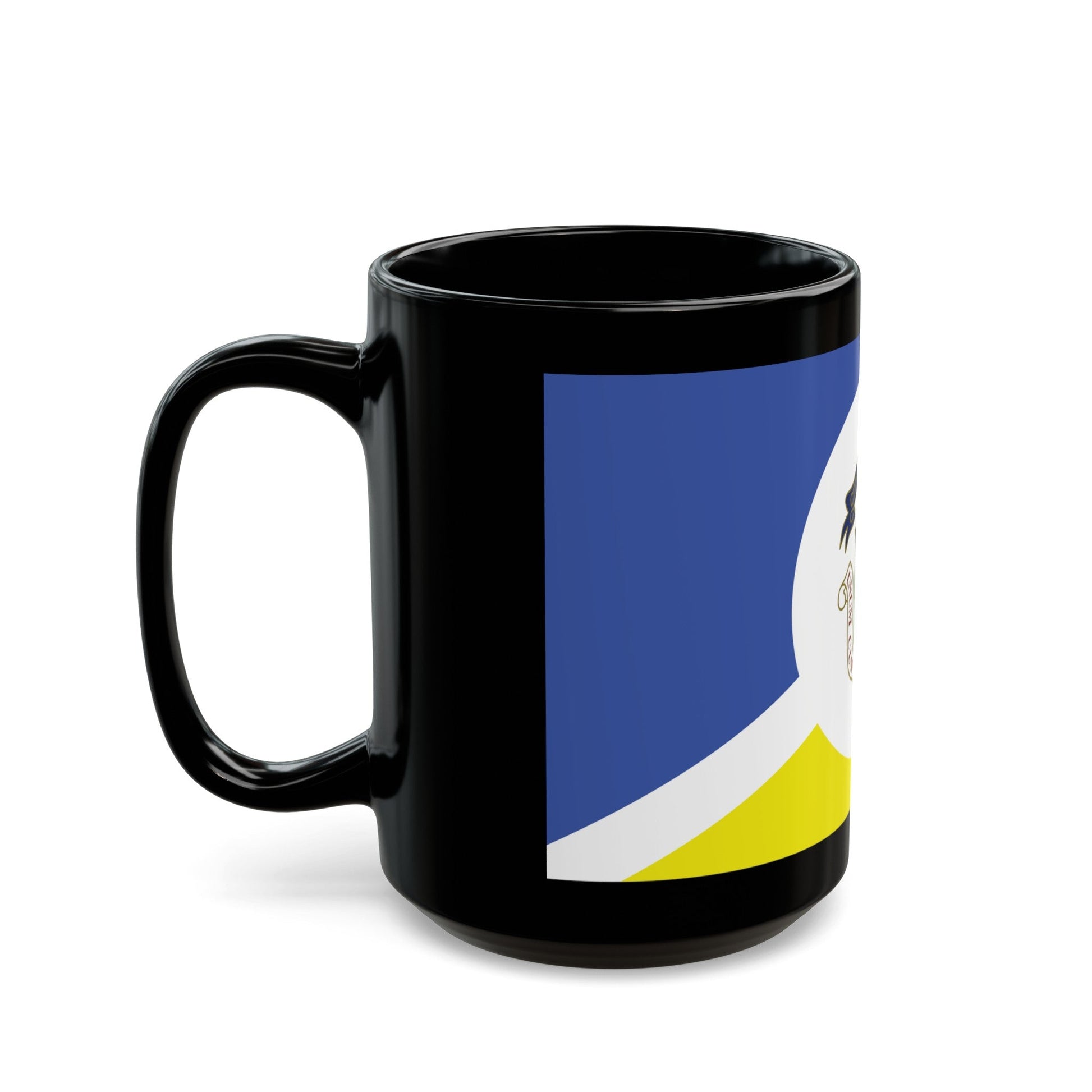 Flag of Winnipeg Canada - Black Coffee Mug-The Sticker Space