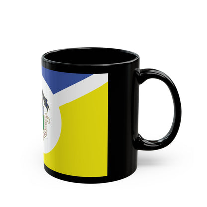 Flag of Winnipeg Canada - Black Coffee Mug-The Sticker Space