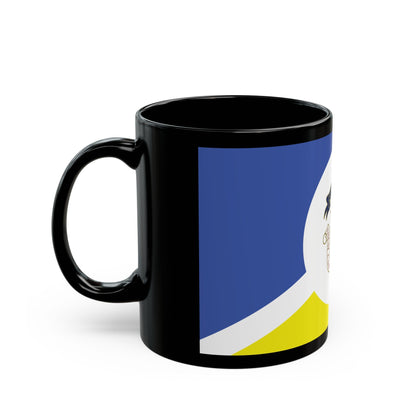 Flag of Winnipeg Canada - Black Coffee Mug-The Sticker Space