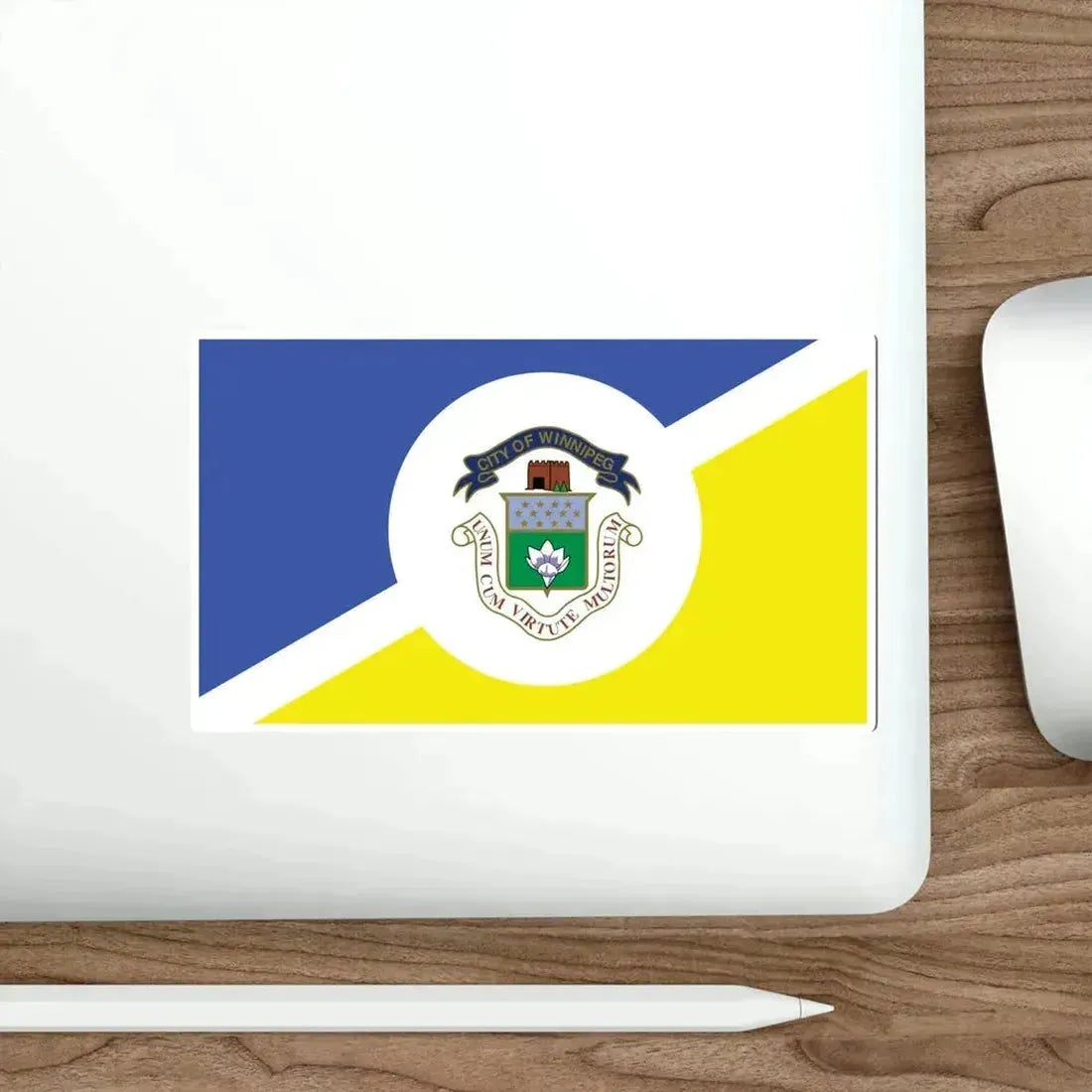 Flag of Winnipeg Canada STICKER Vinyl Die-Cut Decal - The Sticker Space