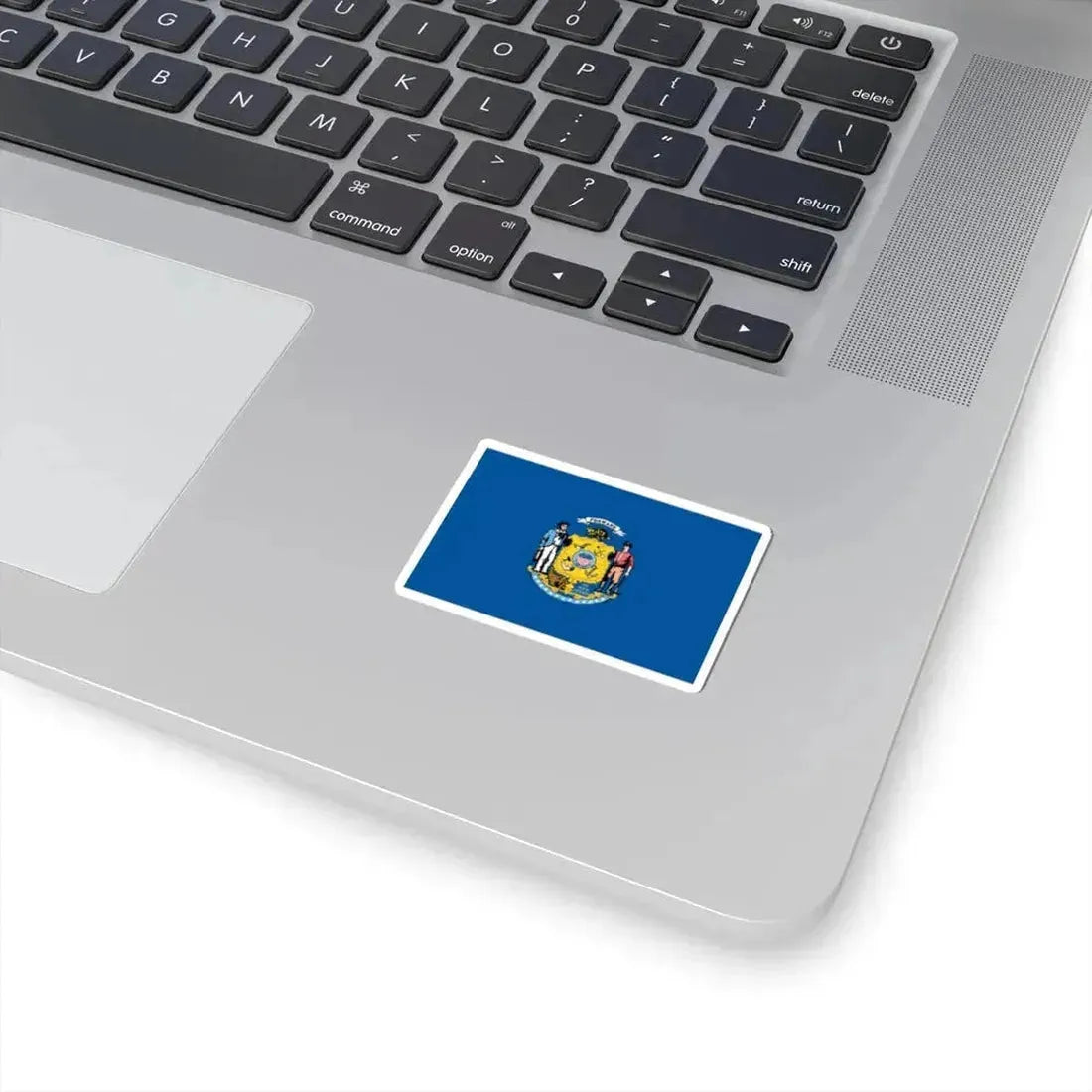 Flag of Wisconsin 1913-1981 unofficial (United States) STICKER Vinyl Kiss-Cut Decal - The Sticker Space