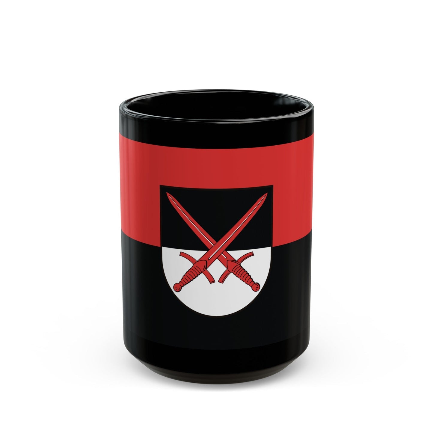 Flag of Wittenberg Germany - Black Coffee Mug-15oz-The Sticker Space