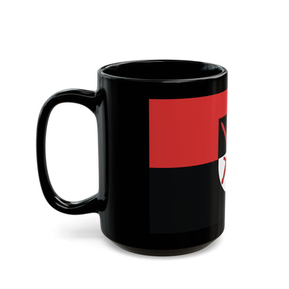 Flag of Wittenberg Germany - Black Coffee Mug-The Sticker Space