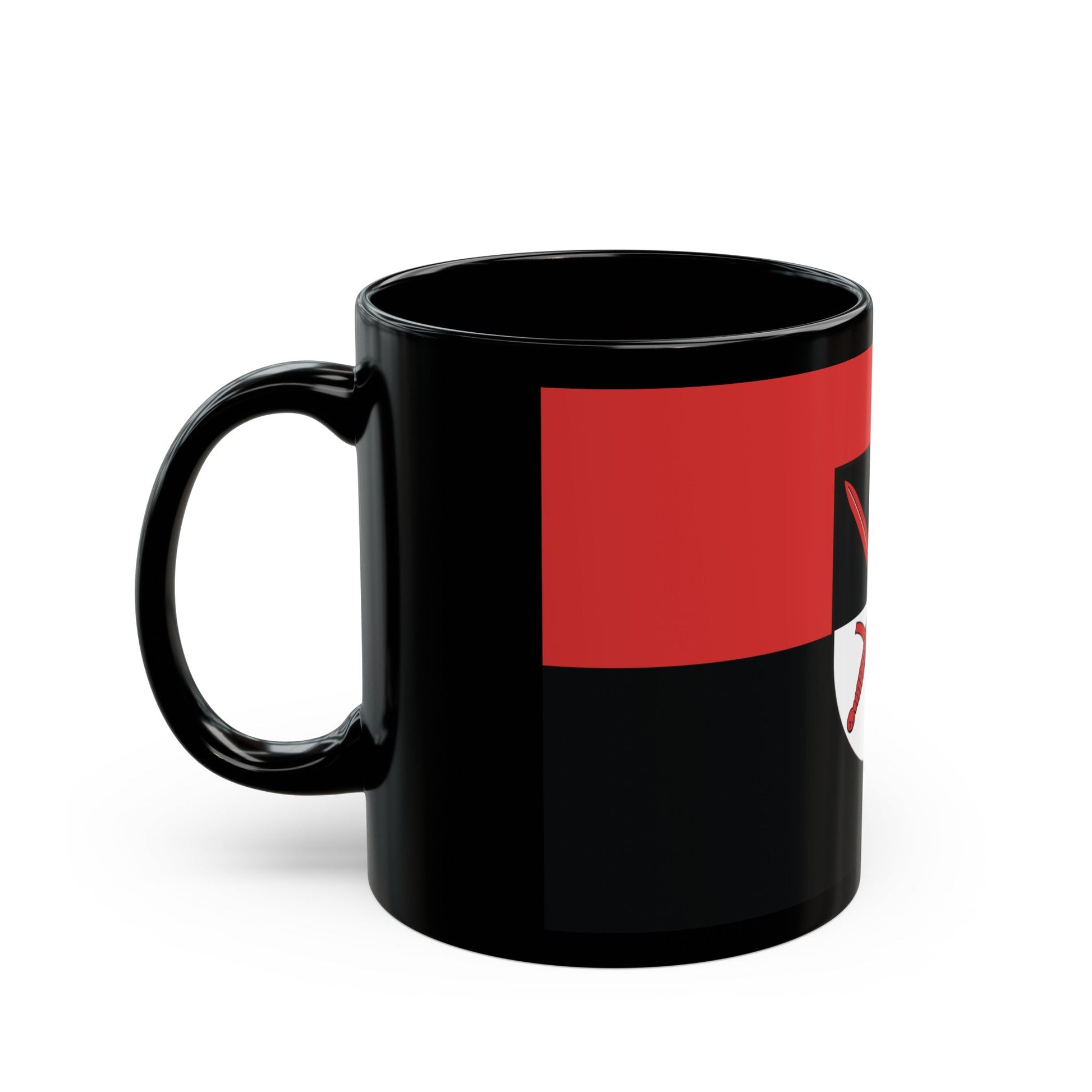 Flag of Wittenberg Germany - Black Coffee Mug-The Sticker Space