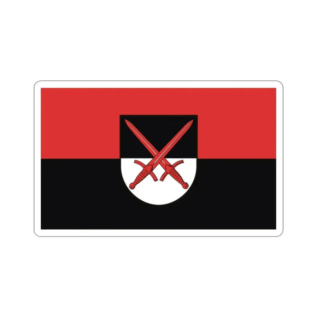 Flag of Wittenberg Germany STICKER Vinyl Die-Cut Decal 2 Inch - The Sticker Space