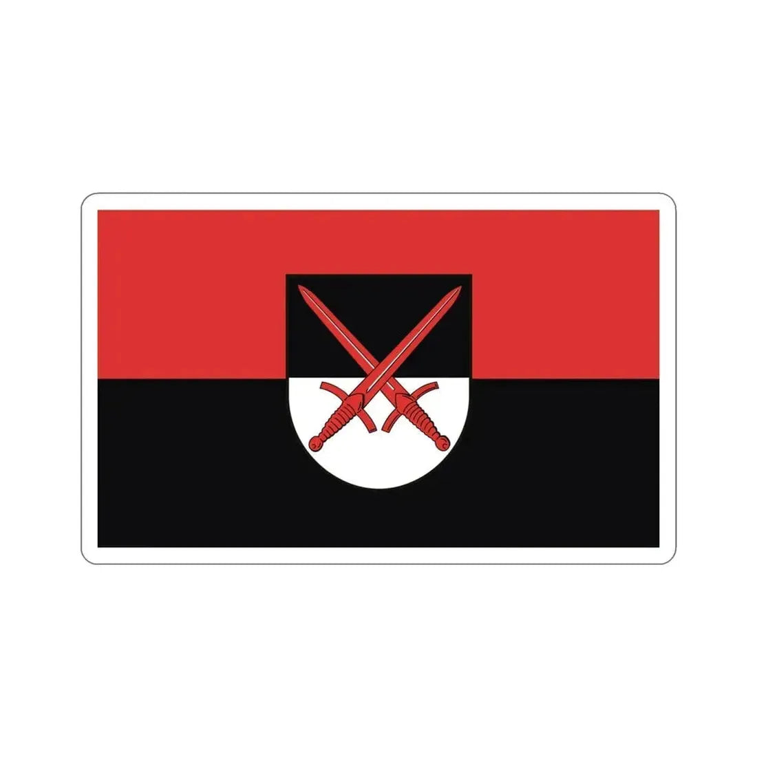 Flag of Wittenberg Germany STICKER Vinyl Die-Cut Decal 4 Inch - The Sticker Space