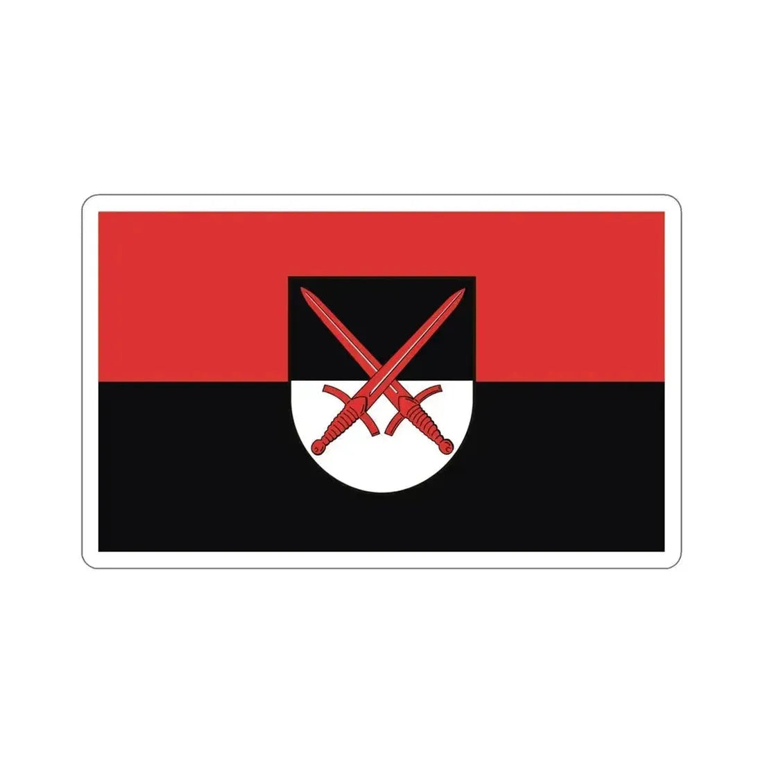 Flag of Wittenberg Germany STICKER Vinyl Die-Cut Decal 5 Inch - The Sticker Space