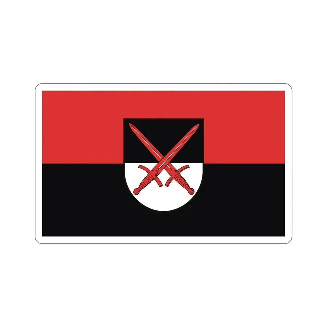 Flag of Wittenberg Germany STICKER Vinyl Die-Cut Decal 6 Inch - The Sticker Space