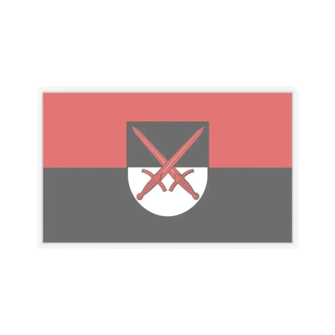Flag of Wittenberg Germany - STICKER Vinyl Kiss-Cut Decal 2 Inch Transparent - The Sticker Space